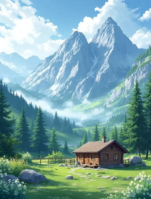 山间小屋的四季 番剧封面图